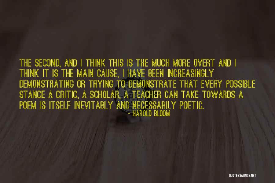 Every Second Without You Quotes By Harold Bloom Every Second Without You Quotes By Harold Bloom