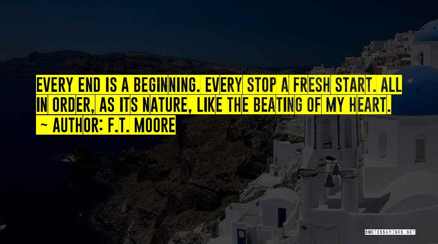 Every Start Has An End Quotes By F.T. Moore