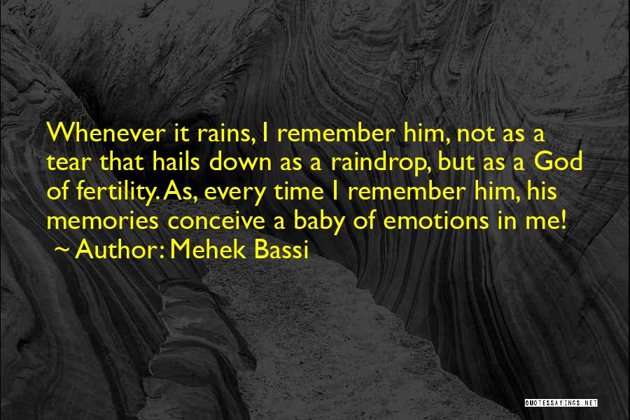 Every Tear Quotes By Mehek Bassi