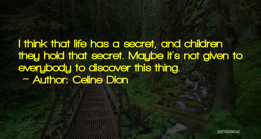 Everybody Have Secret Quotes By Celine Dion