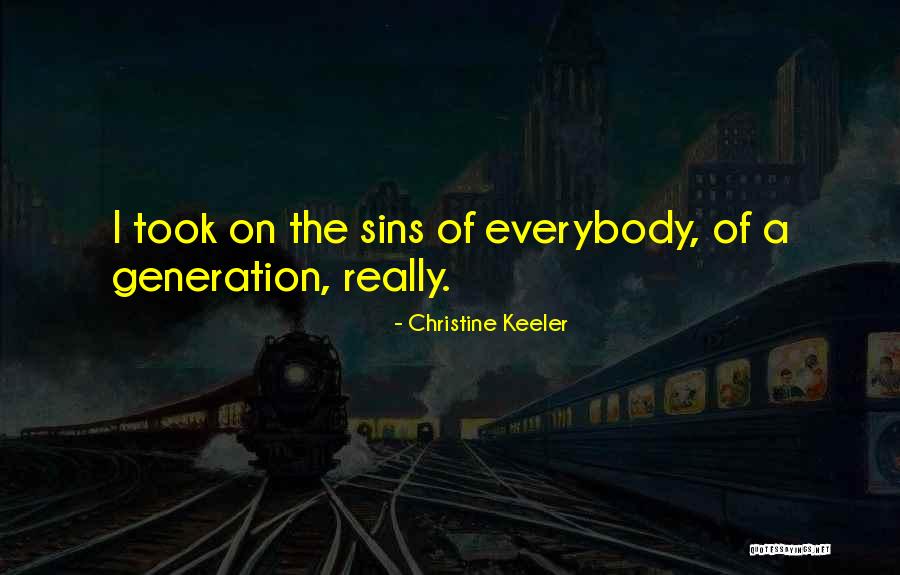 Everybody Sins Quotes By Christine Keeler Everybody Sins Quotes By Christine Keeler