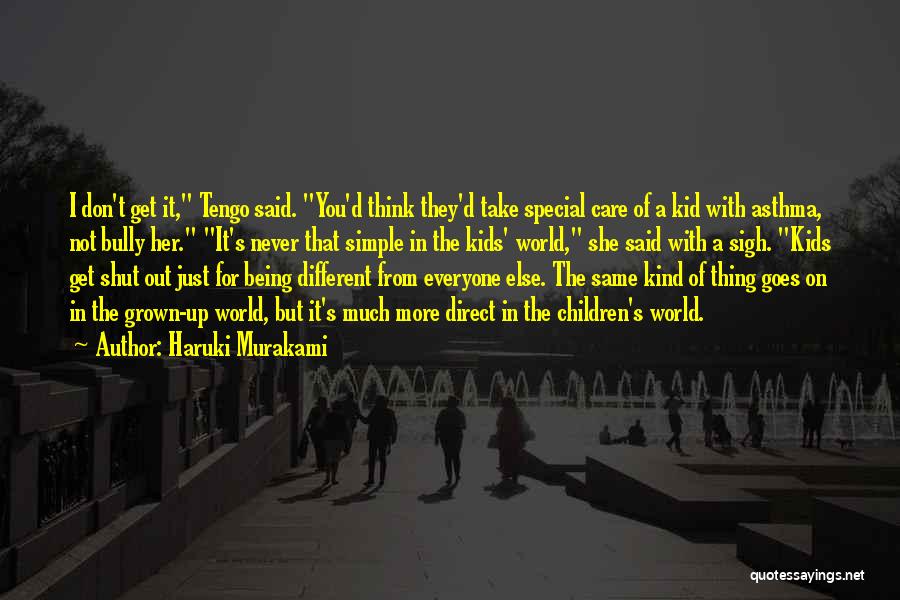 Everyone Being Different Quotes By Haruki Murakami