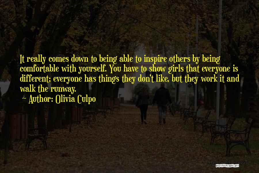 Everyone Being Different Quotes By Olivia Culpo