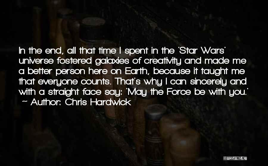 Everyone Counts Quotes By Chris Hardwick