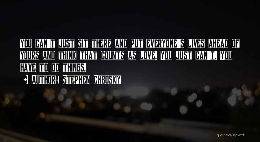 Everyone Counts Quotes By Stephen Chbosky