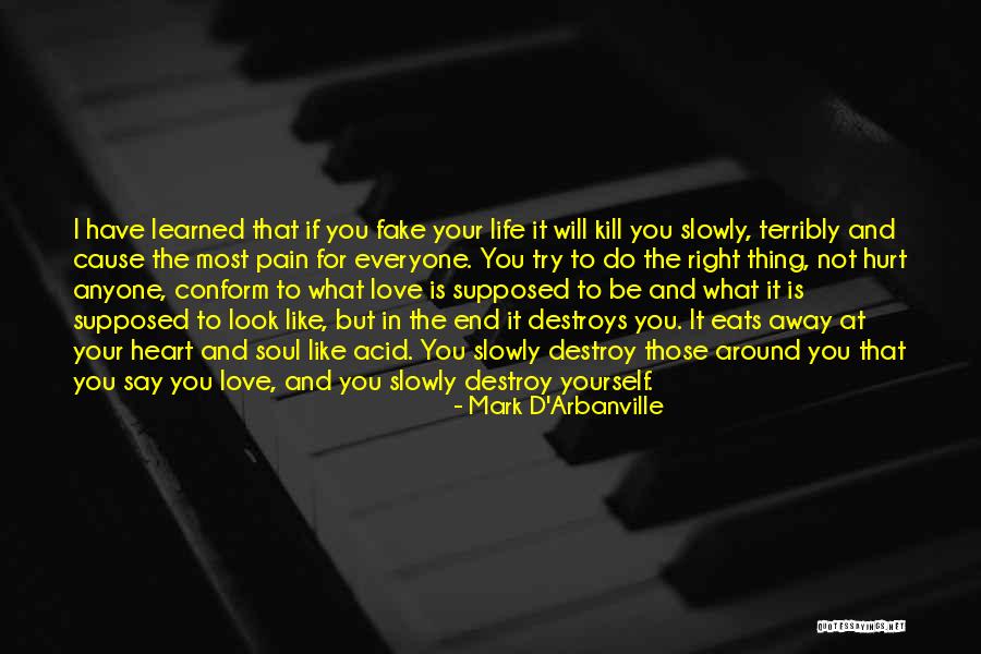 Everyone Has The Right To Love Quotes By Mark D'Arbanville Everyone Has The Right To Love Quotes By Mark D'Arbanville