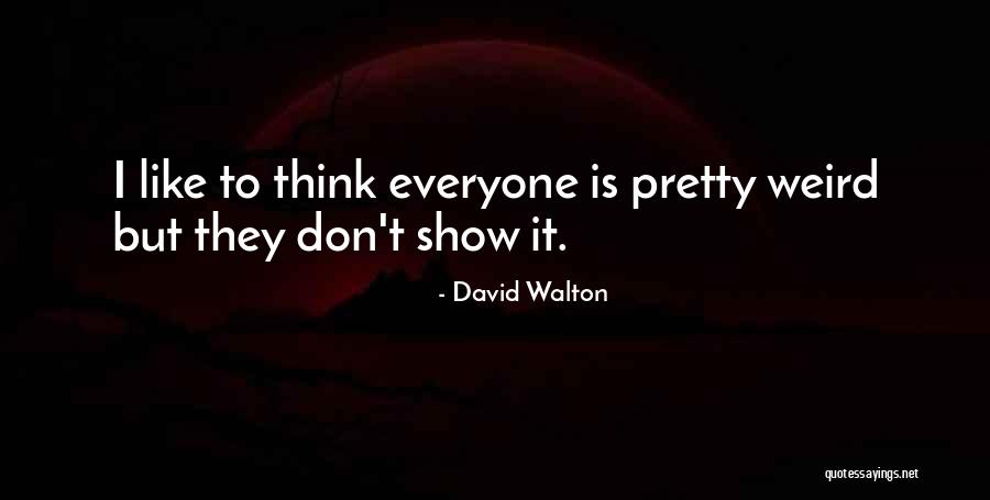 Everyone Is Pretty Quotes By David Walton