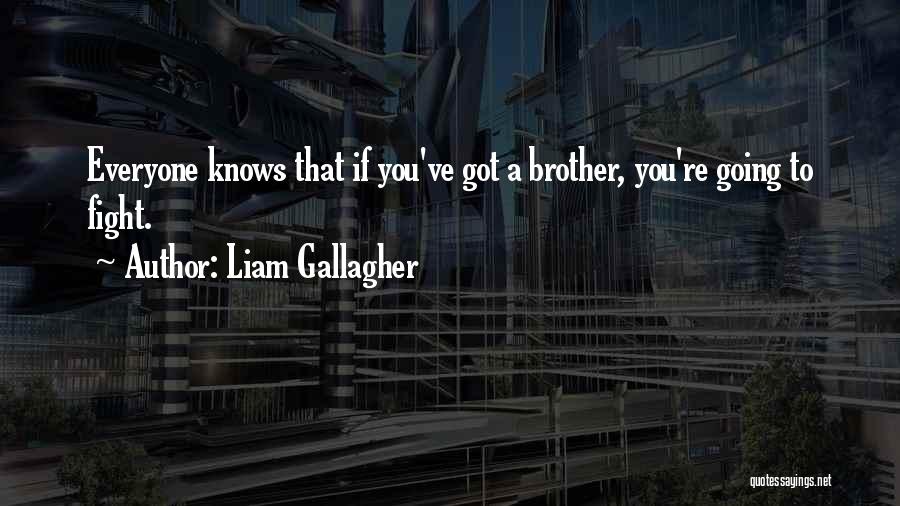 Everyone Knows Quotes By Liam Gallagher