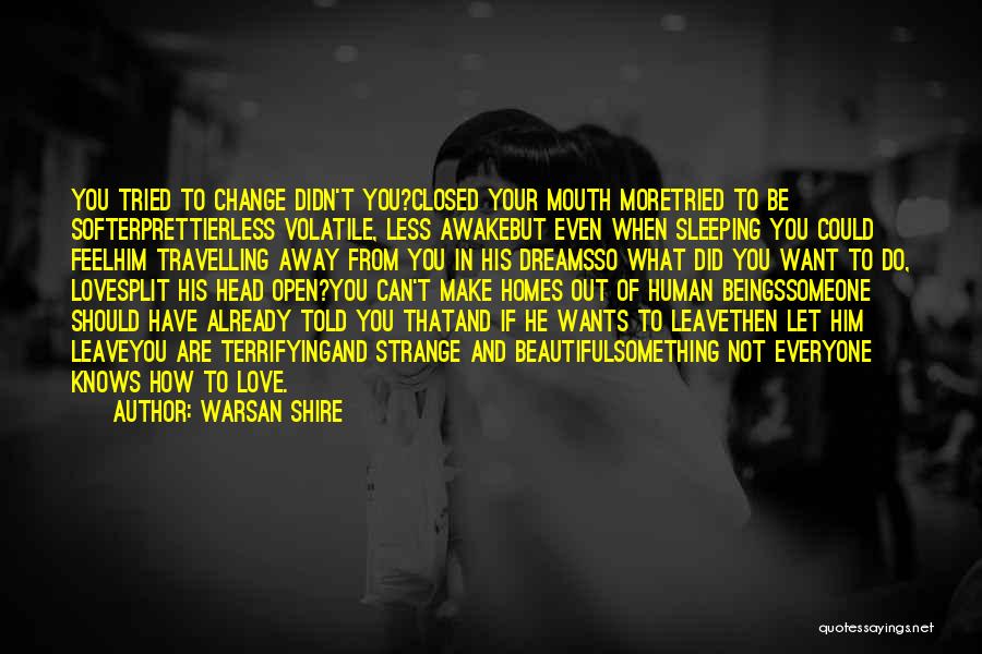 Everyone Wants Love Quotes By Warsan Shire