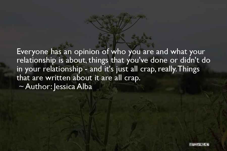 Everyone's In A Relationship But Me Quotes By Jessica Alba