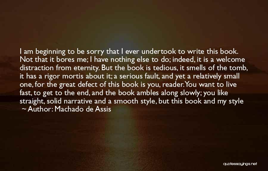 Everything Being My Fault Quotes By Machado De Assis