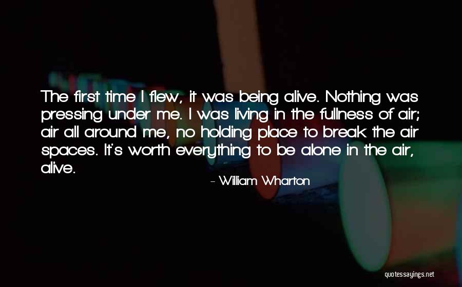 Everything Being Worth It Quotes By William Wharton Everything Being Worth It Quotes By William Wharton