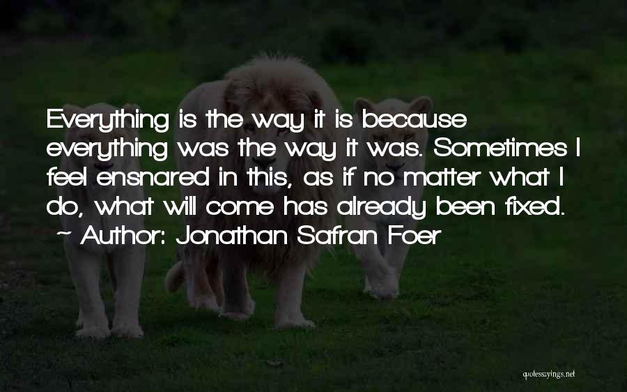 Everything Can Be Fixed Quotes By Jonathan Safran Foer