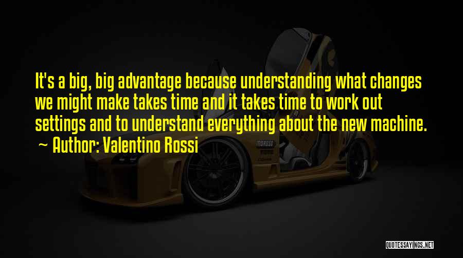 Everything Changes Over Time Quotes By Valentino Rossi