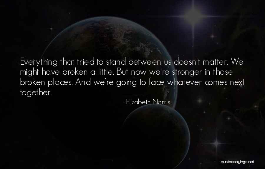 Everything Comes Together Quotes By Elizabeth Norris Everything Comes Together Quotes By Elizabeth Norris