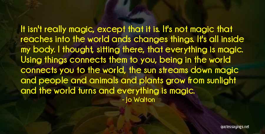 Everything Connects Quotes By Jo Walton