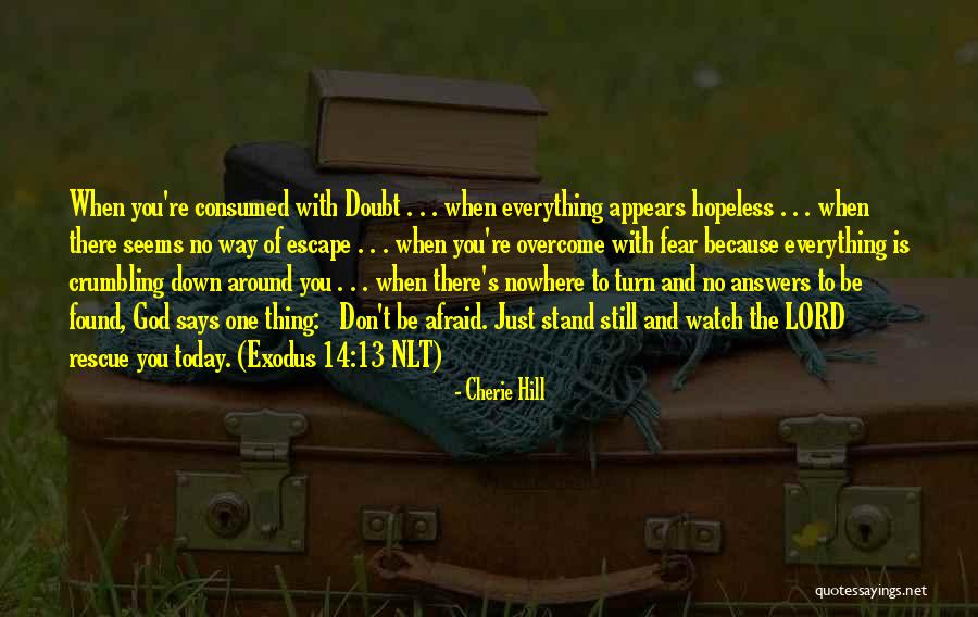 Everything Crumbling Quotes By Cherie Hill