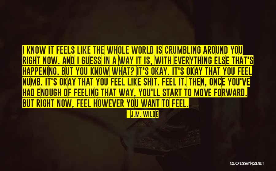 Everything Crumbling Quotes By J.M. Wilde