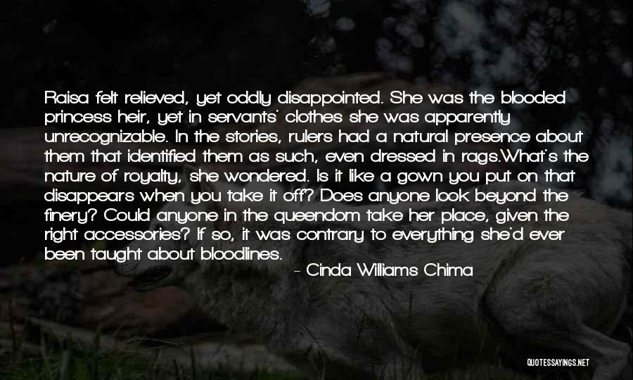 Everything Disappears Quotes By Cinda Williams Chima