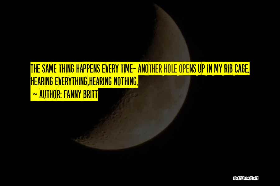Everything Happens In Time Quotes By Fanny Britt