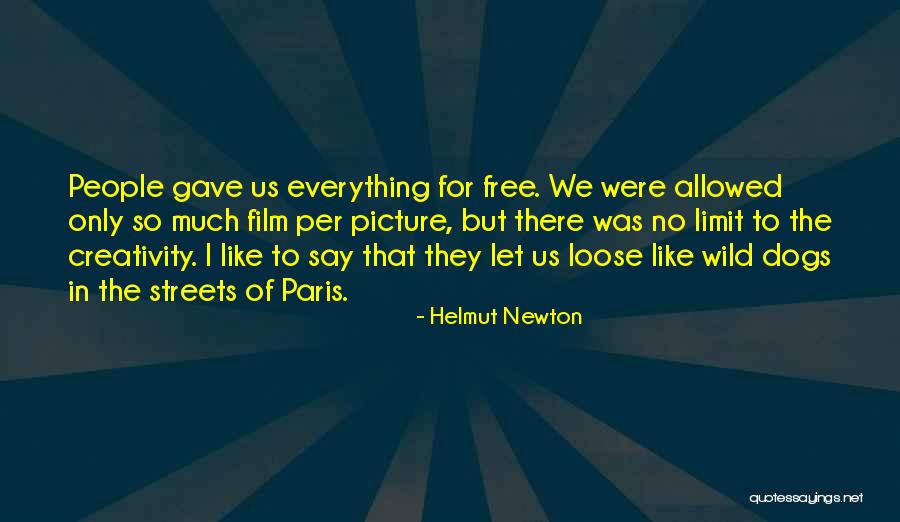 Everything Has A Limit Quotes By Helmut Newton Everything Has A Limit Quotes By Helmut Newton