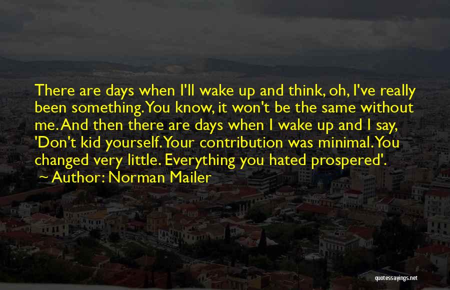 Everything Has Been Changed Quotes By Norman Mailer