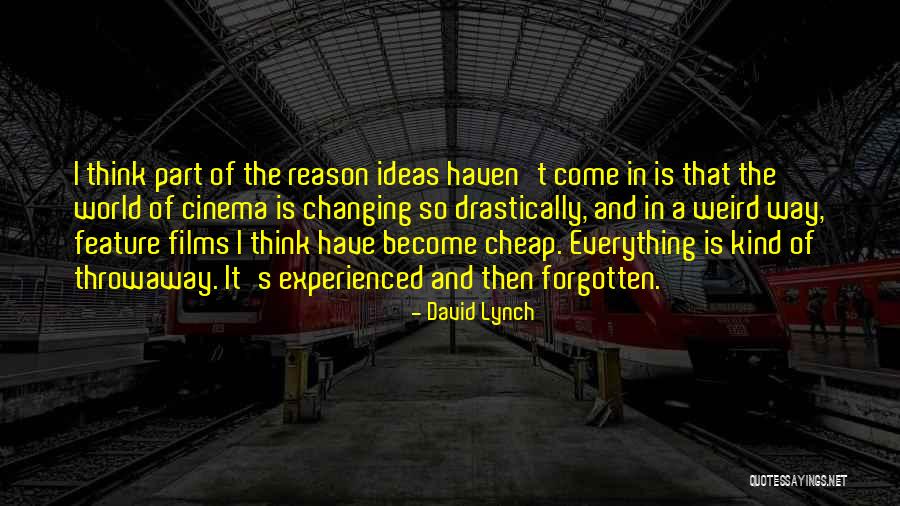 Everything Has Its Own Reason Quotes By David Lynch