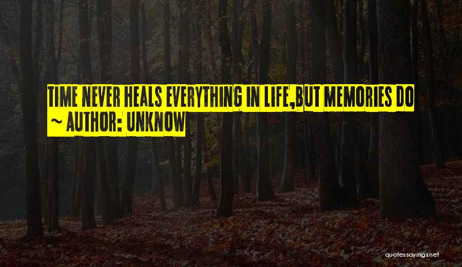 Everything Heals In Time Quotes By Unknow