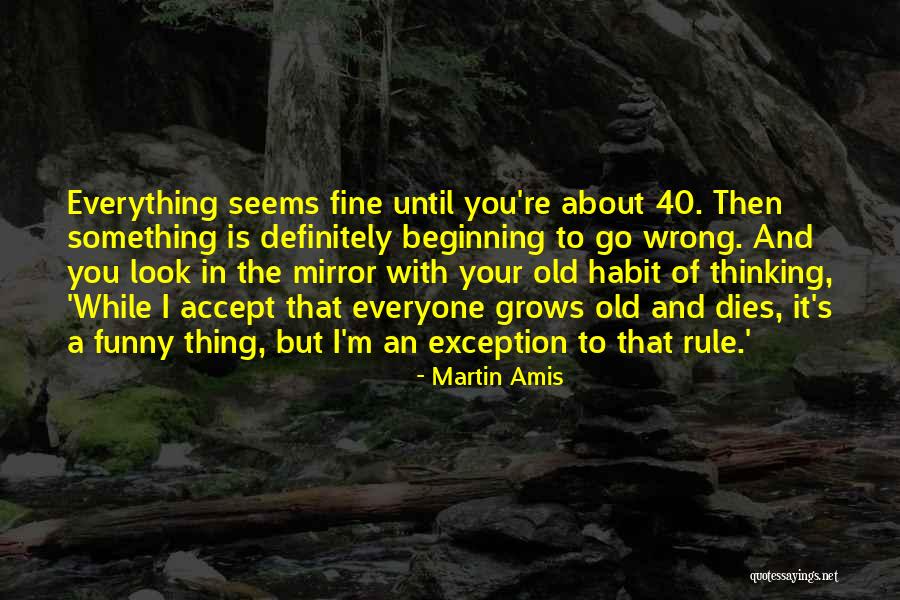 Everything I Do Seems Wrong Quotes By Martin Amis