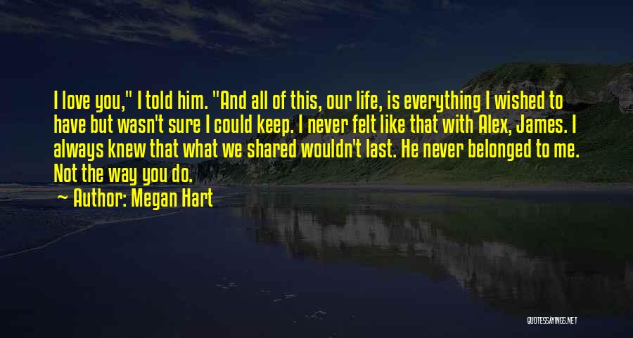 Everything I Never Told You Quotes By Megan Hart