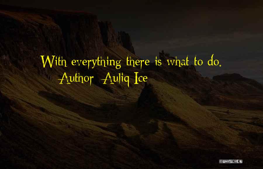 Everything In Life Happens For A Reason Quotes By Auliq Ice
