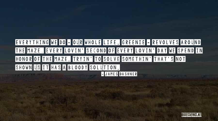 Everything In Life Quotes By James Dashner