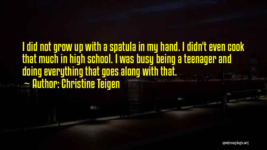 Everything In My Hand Quotes By Christine Teigen