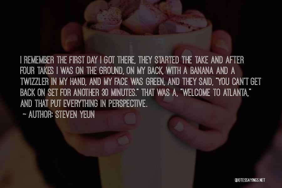 Everything In My Hand Quotes By Steven Yeun