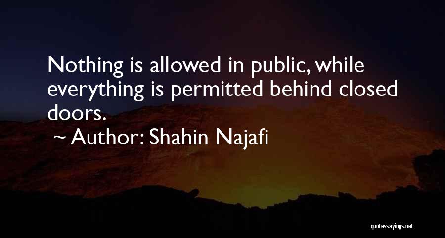 Everything Is Allowed Quotes By Shahin Najafi