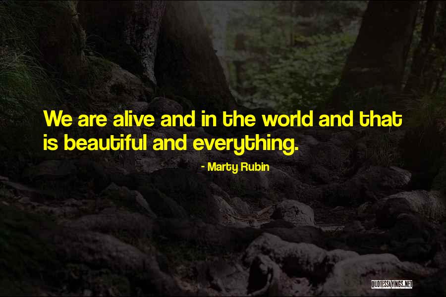 Everything Is Beautiful Quotes By Marty Rubin Everything Is Beautiful Quotes By Marty Rubin