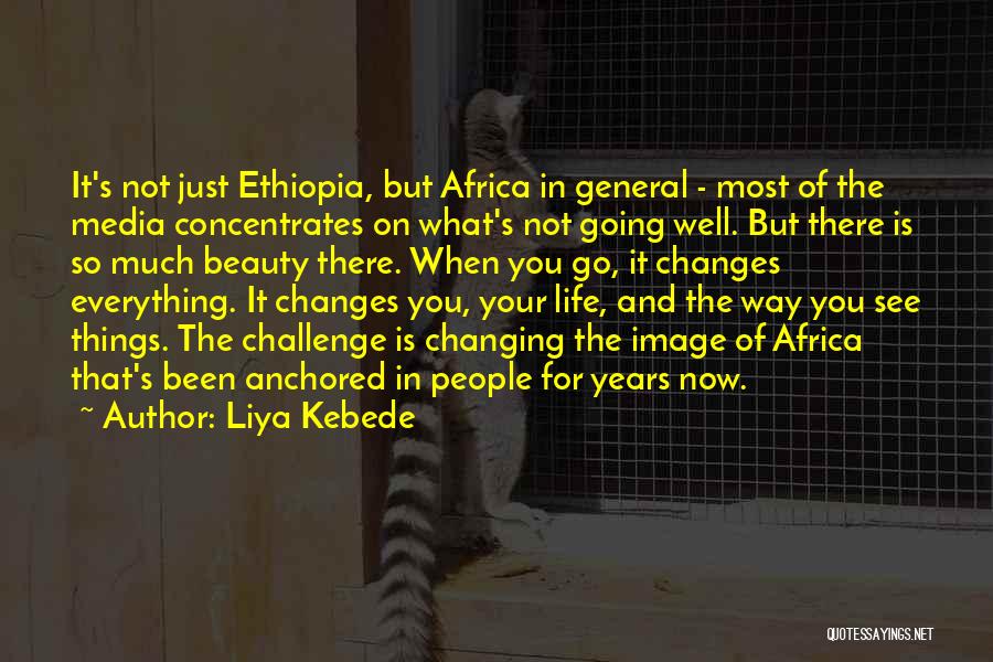 Everything Is Going Well Quotes By Liya Kebede