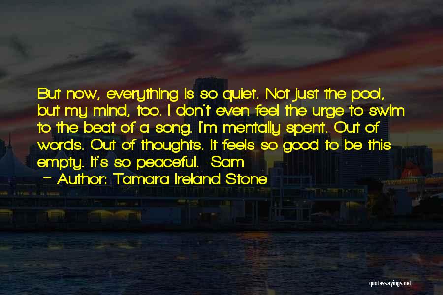 Everything Is Good Now Quotes By Tamara Ireland Stone