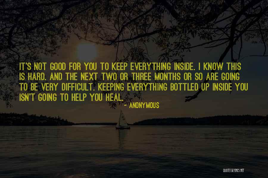Everything Is Hard Quotes By Anonymous Everything Is Hard Quotes By Anonymous