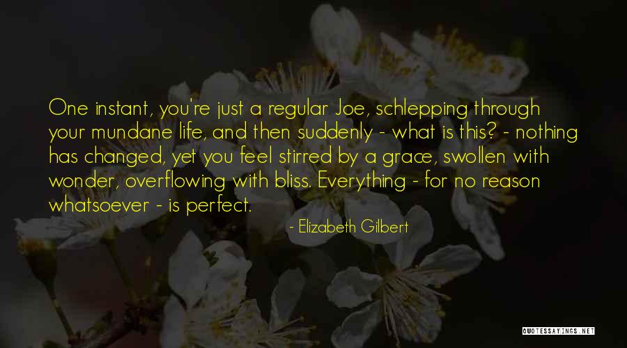 Everything Is Just Perfect Quotes By Elizabeth Gilbert