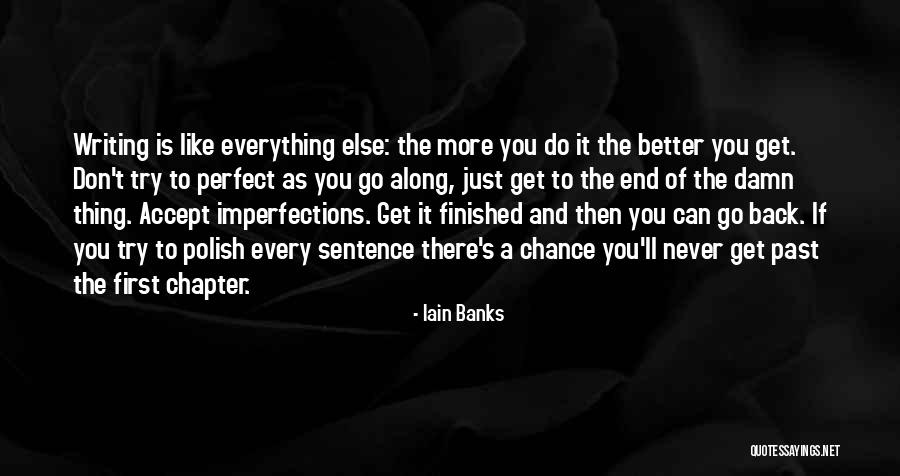 Everything Is Just Perfect Quotes By Iain Banks