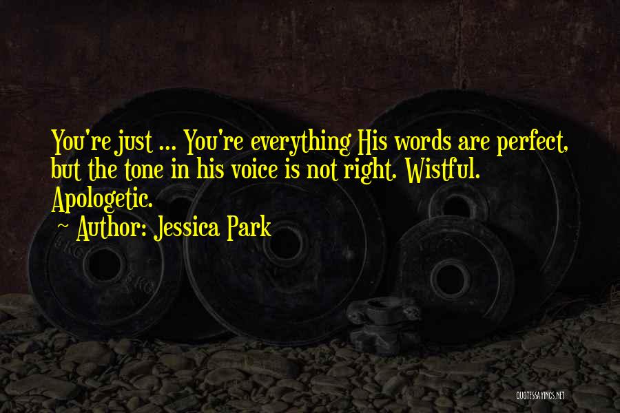 Everything Is Just Perfect Quotes By Jessica Park