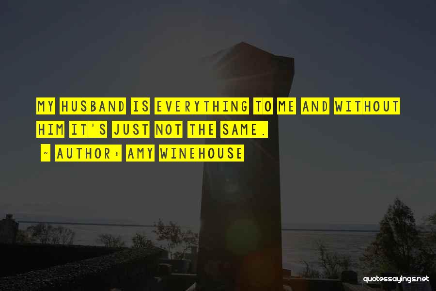 Everything Is Not The Same Quotes By Amy Winehouse