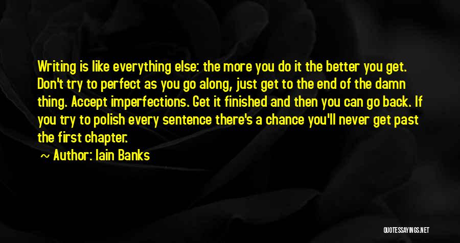 Everything Is Perfect Quotes By Iain Banks