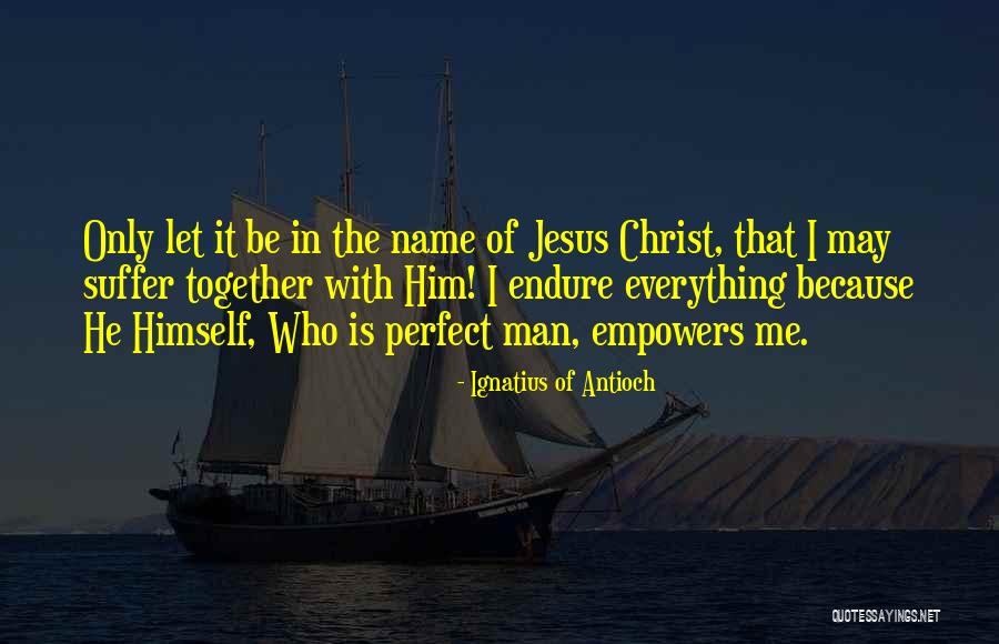 Everything Is Perfect Quotes By Ignatius Of Antioch