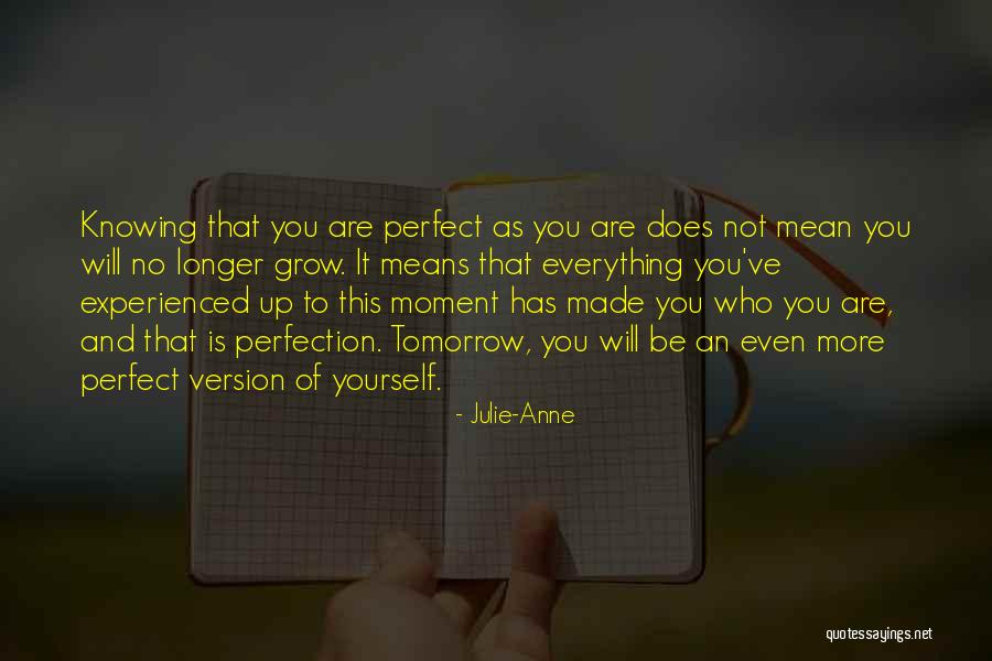 Everything Is Perfect Quotes By Julie-Anne