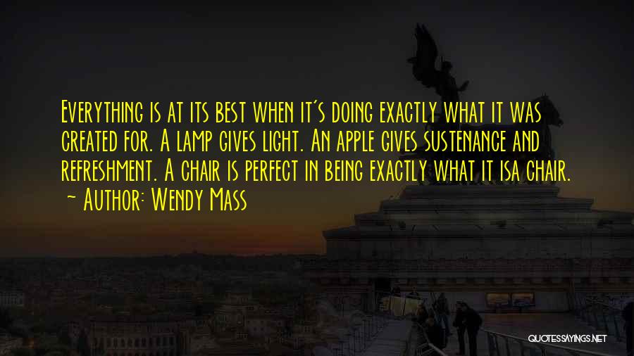 Everything Is Perfect Quotes By Wendy Mass