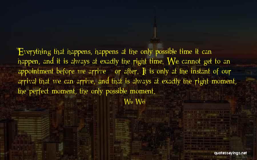 Everything Is Perfect Quotes By Wu Wei