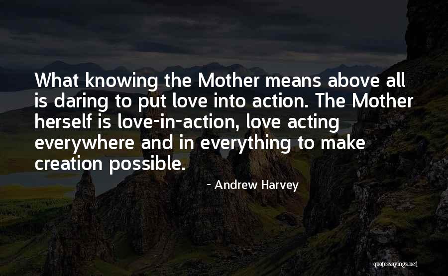 Everything Is Possible In Love Quotes By Andrew Harvey