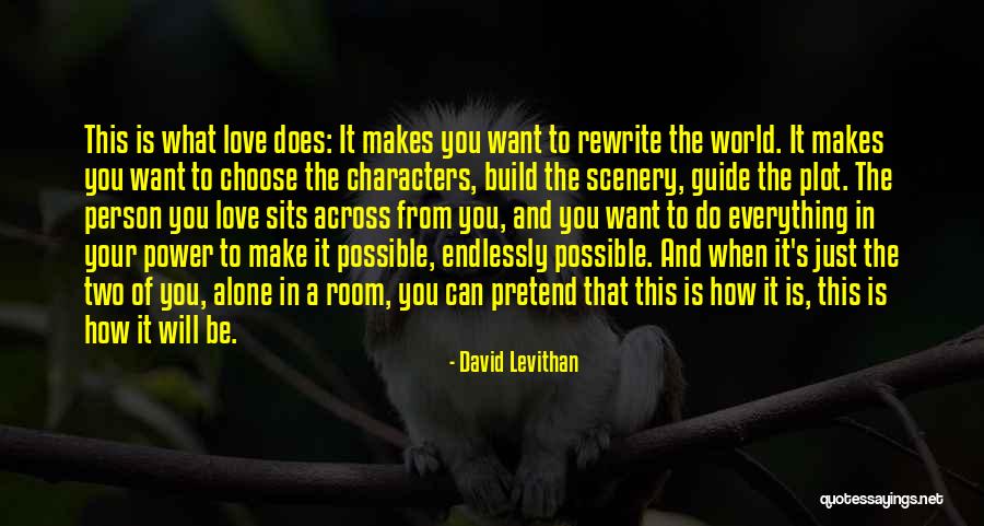 Everything Is Possible In This World Quotes By David Levithan Everything Is Possible In This World Quotes By David Levithan
